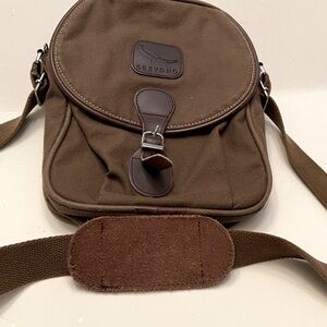 @Beyond brand canvas crossbody bag.  EUC. Adjustable strap -see pics-Made in USA